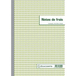 Lot de 5 Manifold Note de frais 29,7x21cm 50 feuillets dupli autocopiants - Image principale