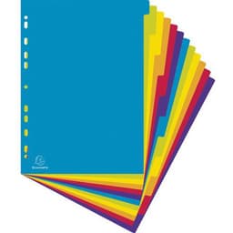 Lot de 15 Intercalaires en polypropylène 12 positions Campus - A4 Maxi - Image principale