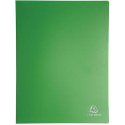 Lot de 10 Protège-doc. PP opaq. poch. cristal 80 vues A4 col. assort - Image principale