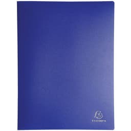 Lot de 10 Protège-doc. PP opaq. poch. cristal 100 vues A4 col. assort - Image principale