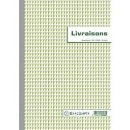 Lot de 5 Manifold Livraisons 29,7x21cm 50 feuillets dupli autocop. - Image principale