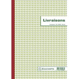 Lot de 5 Manifold Livraisons 29,7x21cm 50 feuillets tripli autocop. - Image principale