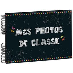 Album photos à spirales 50 pages noires pour photos de classe - Image principale
