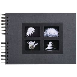 Album photos à spirales 50 pages noires passion 32x22cm noir - Image principale