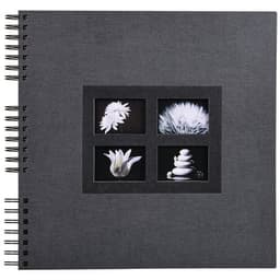 Album photos à spirales 60 pages noires passion 32x32cm noir - Image principale
