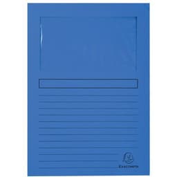 Lot de 4 paquets de 100 chemisess à fenêtre FOREVER 22x31 cm Bleu foncé - Image principale