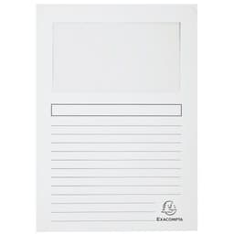 Lot de 4 paquets de 100 chemisess à fenêtre FOREVER - 22x31 cm - Blanc - Image principale