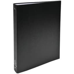 Lot de 20 Classeur rembordé polypropylène 4 anneaux 30mm - A4 - Noir - Image principale