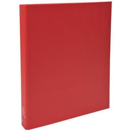 Lot de 20 Classeur rembordé polypropylène 4 anneaux 30mm - A4 - Rouge - Image principale