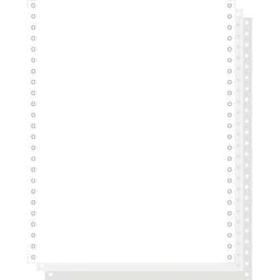 Feuilles listing autocop. blanc 240x12 3plis bande détachable - Image principale