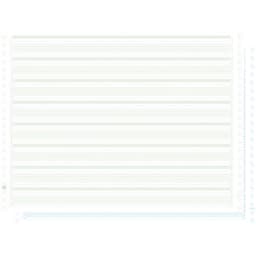 Feuilles listing autocop. zoné vert/bleu 380x11 2plis non détachable - Image principale