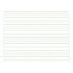 Feuilles listing zoné vert 380x11 1pli bandes non détachables 70g - Image principale