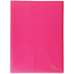 Lot de 12 Protège-doc. en PP semi rigide Chromaline 60 vues A4 rouge - Image principale