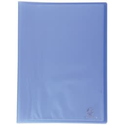 Lot de 12 Protège-doc. PP semi-rigide soudés 80 vues A4 bleu - Image principale