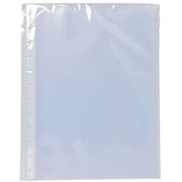 Lot de 10 Pochettes polypropylène grainé pour protège-documents à anneaux - Image principale