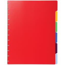 Intercalaires polypropylènes couleurs pour porte-vues à anneaux - Image principale