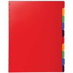 Intercalaires polypropylènes couleurs pour porte-vues à anneaux - Image 3