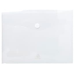 Lot de 10 Sachet de 5 pochettes-enveloppes PP - A4 - Transparentes - Image principale