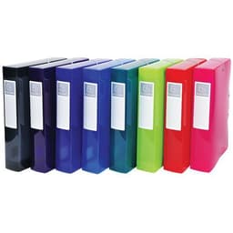Lot de 8 Boite de classement en polyproppylène dos 60mm Iderama - A4 - Image principale