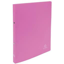 Lot de 25 Classeur 2 anneaux 15 mm polypropylène Opaque - A4 - Rose - Image principale