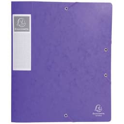 Lot de 10 Bte de class. Cartobox Dos 60mm cte lustrée A4 violet - Image principale
