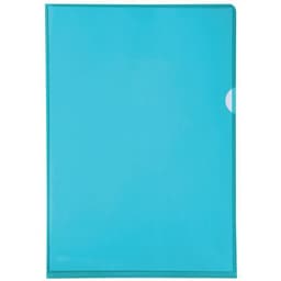 Etui carton de 100 poch. coin pvc lisse  hr 13/100e A4 vert - Image 2