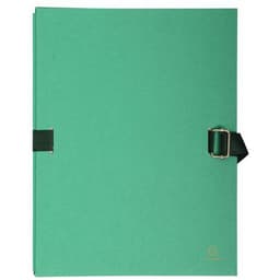 Lot de 10 chemises dos extensible avec rabat papier 24x32cm vert clair - Image principale