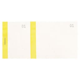 Lot de 50 Bloc vendeur col. jaune 100 feuil. double num. 6 ,6x13,5cm - Image principale