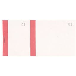 Lot de 50 Bloc vendeur couleur rge 100 feuil. double num. 6 ,6x13,5cm - Image principale