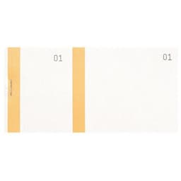 Lot de 50 Bloc vendeur col. orange 100 feuil. double num. 6 ,6x13,5cm - Image principale