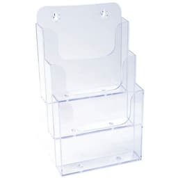 Lot de 4 Distributeur format A5 3 cases - Cristal - Image principale