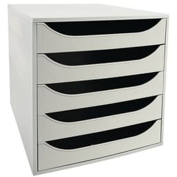 Caisson ecobox 5 tiroirs office gris - Image principale