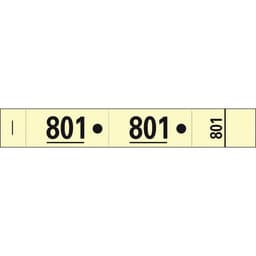 Lot de 20 Carnet 50 tickets vestiaires num 3 volets 20x3cm - Image principale