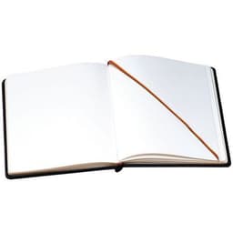 Livre d'or cuir alpille 140 pges ivoire 26x22cm vertical noir - Image 2