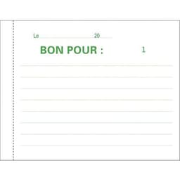 Lot de 10 Manifold Bon pour 10,5x13,5cm 50 feuillets dupli autocop. - Image 3