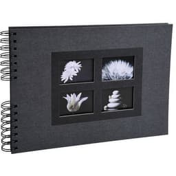 Album photos à spirales 50 pages noires passion 32x22cm noir - Image 2