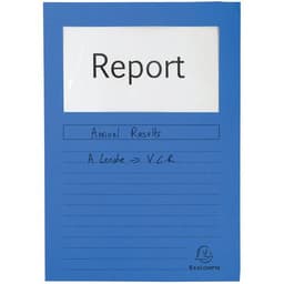 Lot de 4 paquets de 100 chemisess à fenêtre FOREVER 22x31 cm Bleu foncé - Image 2