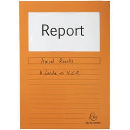 Lot de 4 paquets de 100 chemisess à fenêtre FOREVER - 22x31 cm - Orange - Image 3