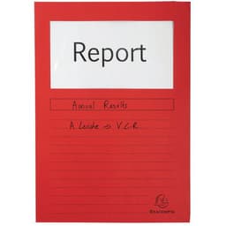 Lot de 4 paquets de 100 chemisess à fenêtre FOREVER - 22x31 cm - Rouge - Image 2