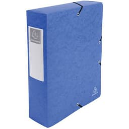 Lot de 6 Boite de class. Exabox Dos 80mm cte lustrée A4 col. assort. - Image 3