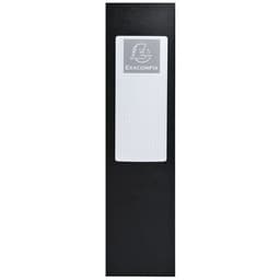Lot de 6 Boite de classement Exabox Dos 80mm Carte lustrée - A4 noir - Image 2