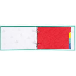 Lot de 10 Classeur rembordé PP avec intercalaires pour fiches bristol 148x210 - Image 2