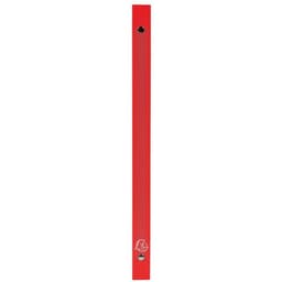 Lot de 25 Classeur 4 anneaux 15 mm polypropylène Opaque - A4 - Rouge - Image 2
