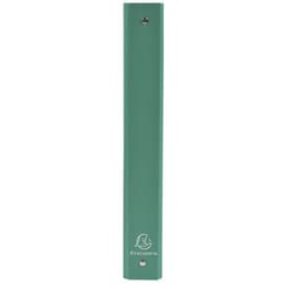 Lot de 20 Classeur rembordé PP 4 anneaux 30mm - A4 - Vert foncé - Image 2