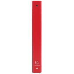 Lot de 20 Classeur rembordé polypropylène 4 anneaux 30mm - A4 - Rouge - Image 2