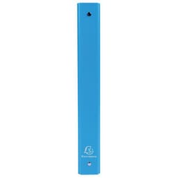 Lot de 20 Classeur rembordé PP 4 anneaux 30mm - A4 - Bleu clair - Image 2
