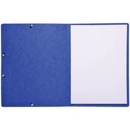 Lot de 50 chemises à élastique sans rabat carte lustrée 355gm² A4 bleu - Image 3