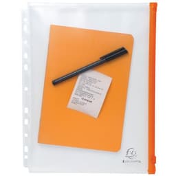 Lot de 2 Pochettes zip perforées polypropylène Exactive - A4 - Image 3