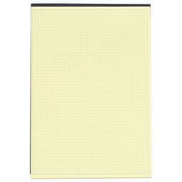 Lot de 5 Bloc Black block 29,7x21cm - Papier jaune quadrillé 5x5 - Image 2