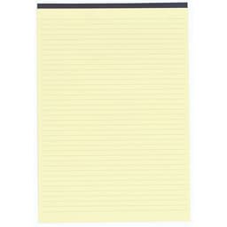 Lot de 5 Bloc Black block 29,7x21cm - Papier jaune ligné - Image 2